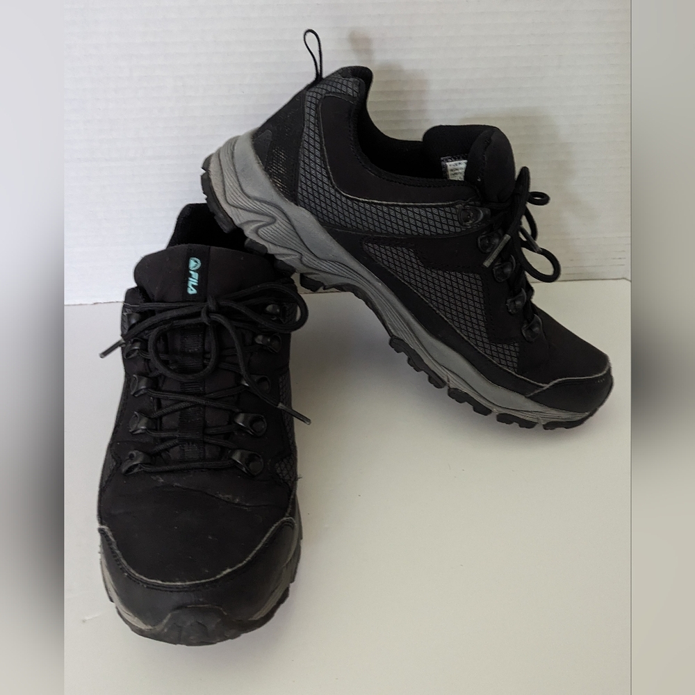 Fila Switchback 2 sneakers black waterproof women's size 7.5